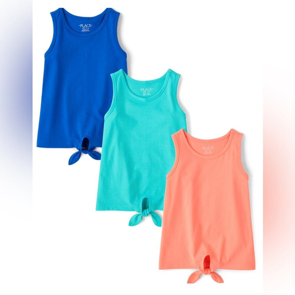 The Children’s Place XS/Size 4 Sleeveless‎ Tank Lot (set of 3)